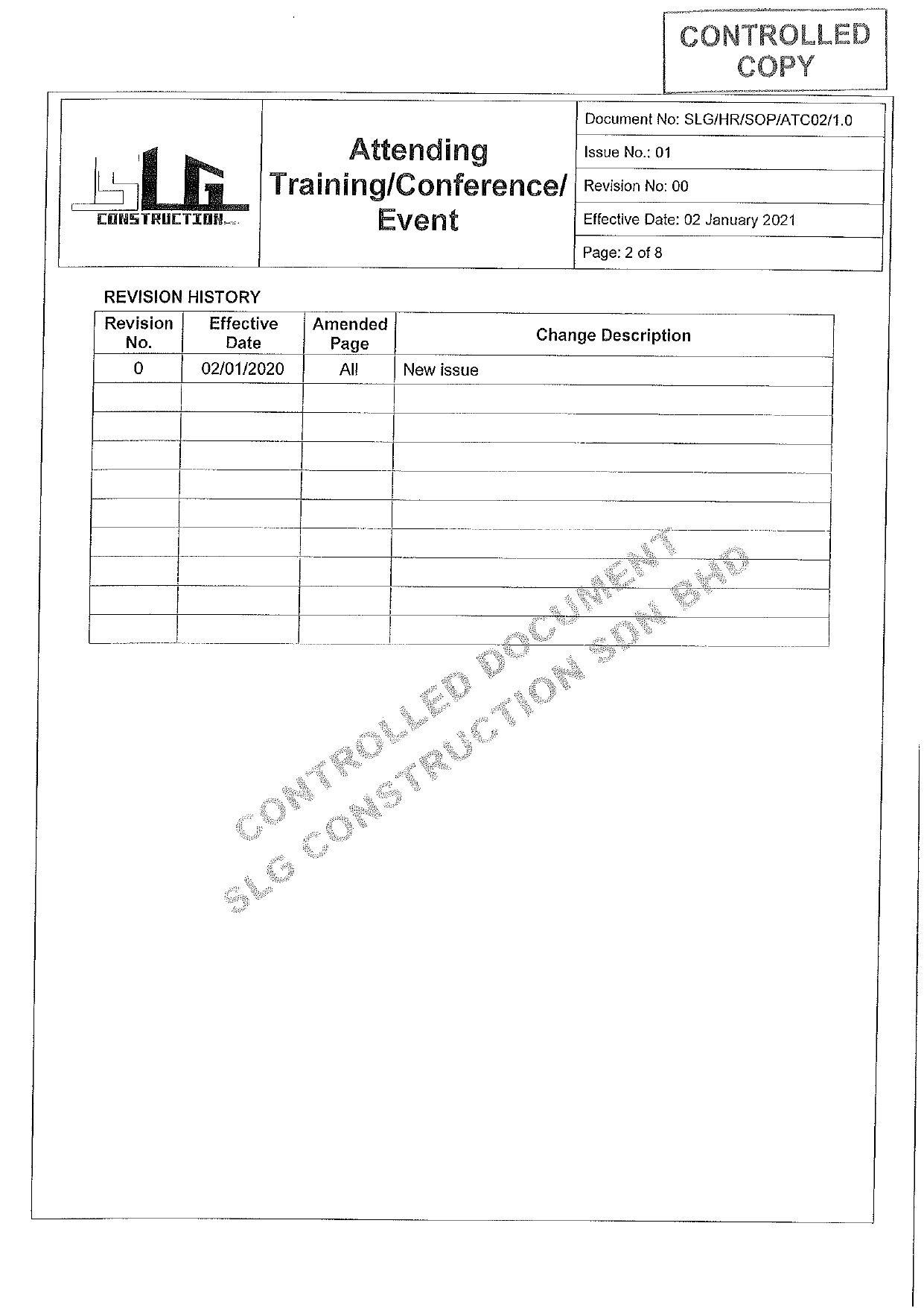 SLG-PRO-SOP Page 2